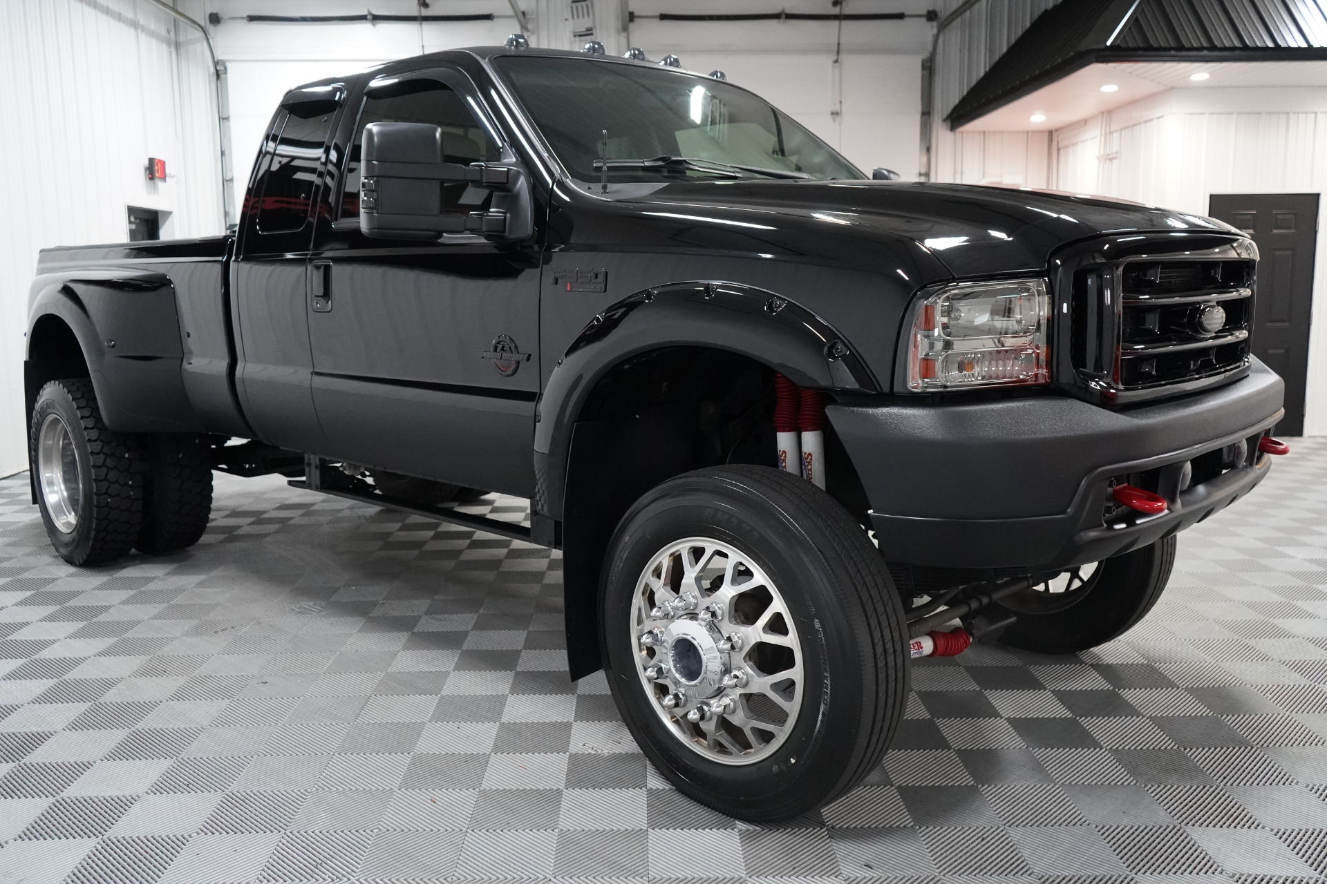 pickup trucks, Monster Energy, car, Ford, colored wheels, black